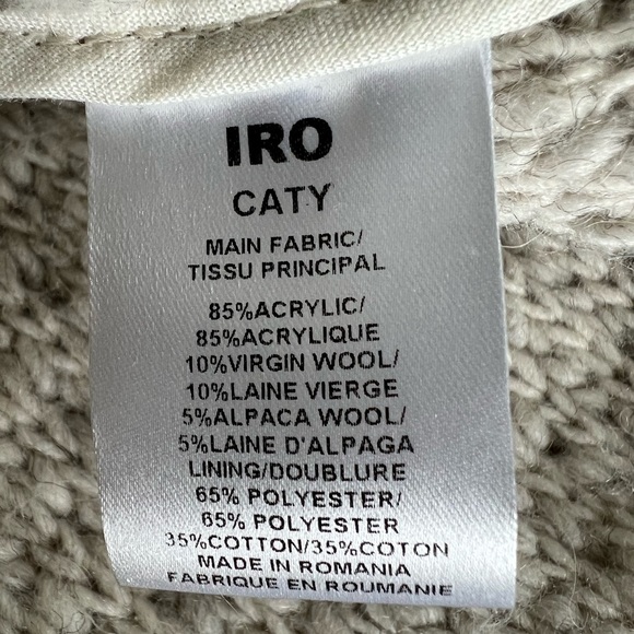 Iro Caty jacket sweater, size EU 38 - Picture 8 of 11
